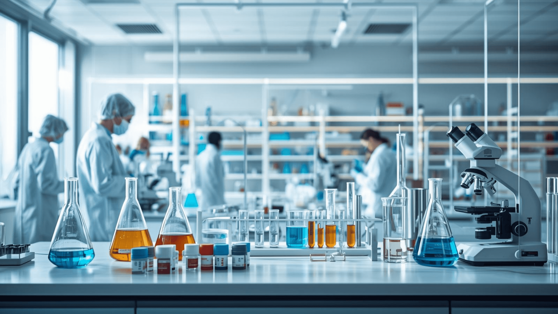 chemical lab website background image